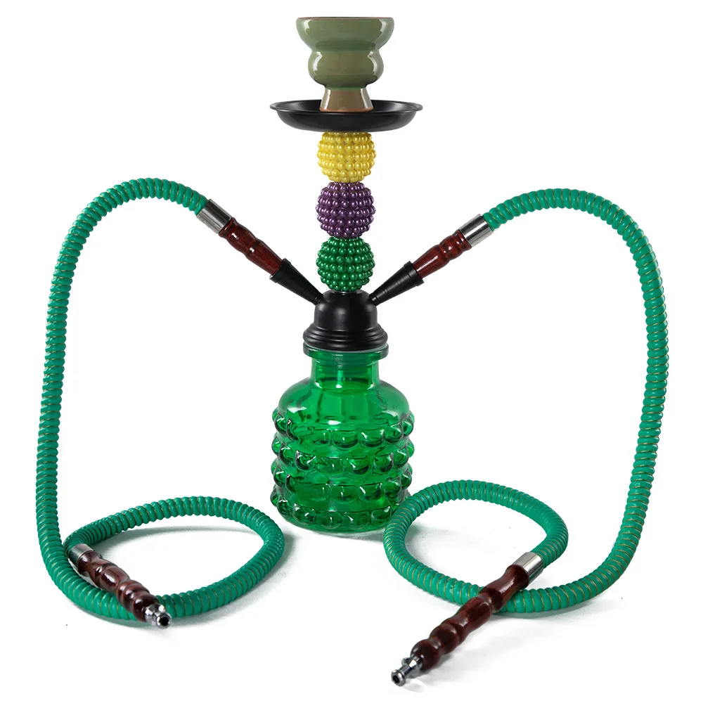 Cheap Wholesale Glass Hubbly Shesha Portable Hookahs Flavor Shisha Hookah Set With Accessories