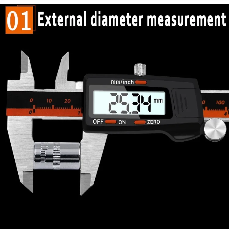support OEM high precision electronic digital vernier calipers  Millimeter caliper  0-150mm stainless steel digital caliper