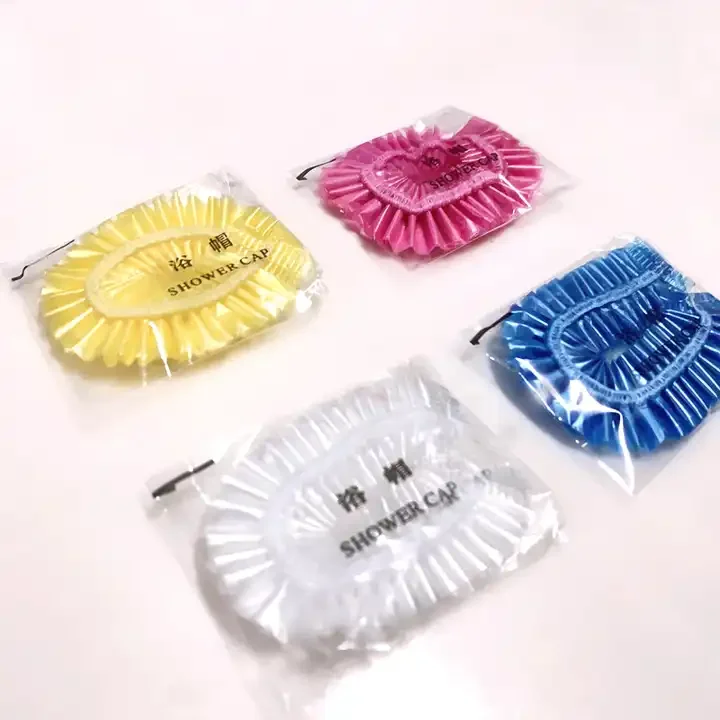 Salon Hair Dry Women Processing Cap Custom PE Transparent Hair Cover Shower Caps Waterproof Disposable Shower Caps high quality