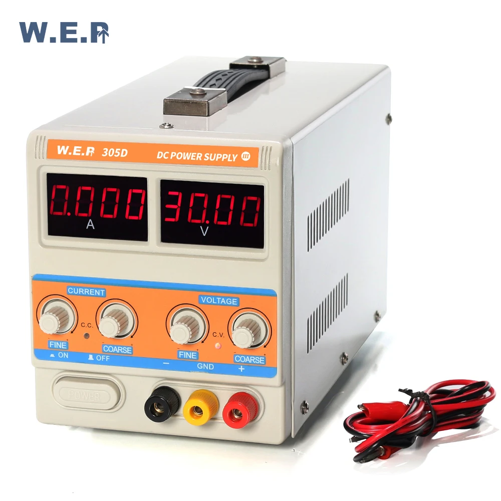 WEP 305D-III Dc Regulated 30V 5A Variable Power Supply
