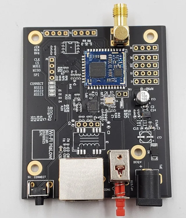 Wi-fi Halow 802.11ah на большие расстояния 730 мгц ~ 930 низкая мощность более 1 2 км 1080P @ 30fps центральная частота 915 демо-плата