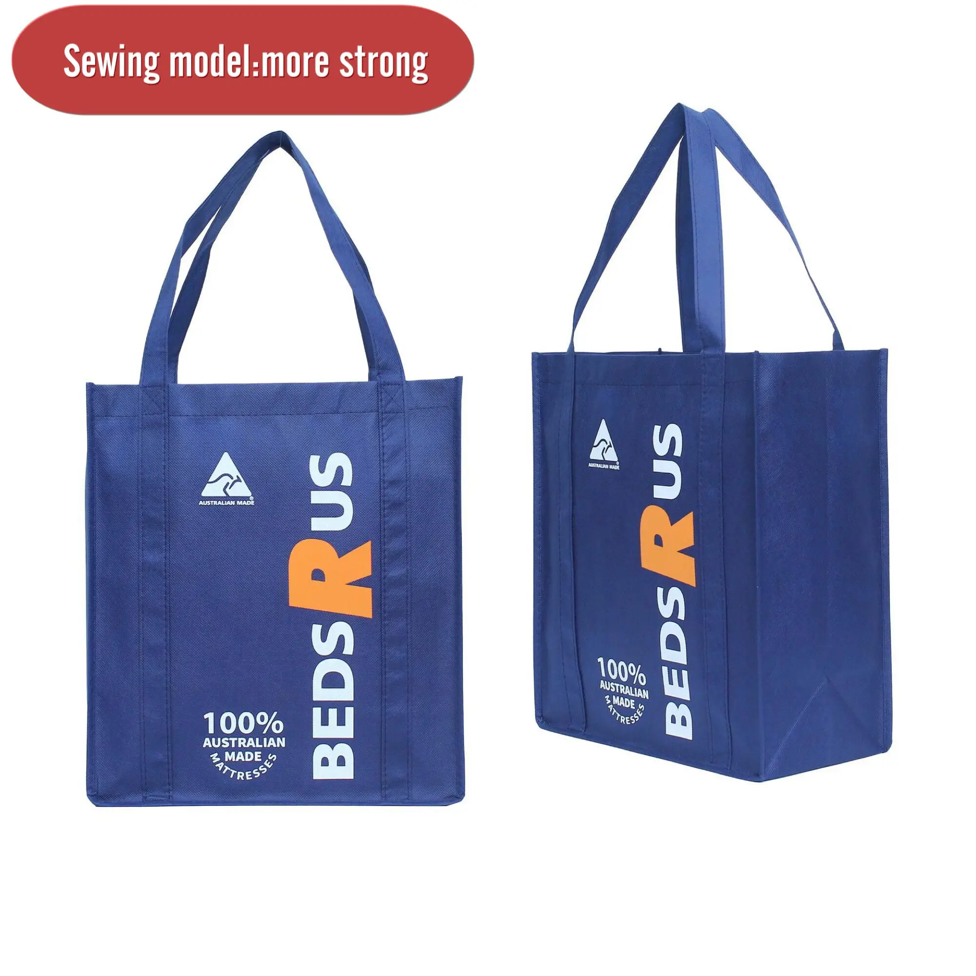 Reusable Eco Non-woven pp Nonwoven Fabric Shopping Tote Bags Custom Non Woven Recycle 100 Gsm