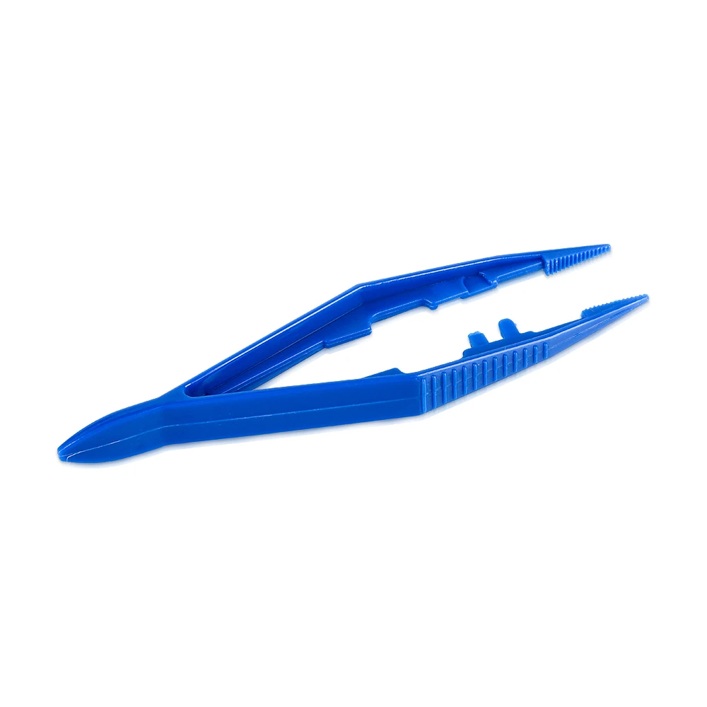 Medical disposables Standard size Manual Plastic Forceps 13cm long