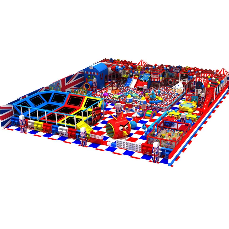 Factory new design commercial adult kids big park indoor cheap trampolines for sale