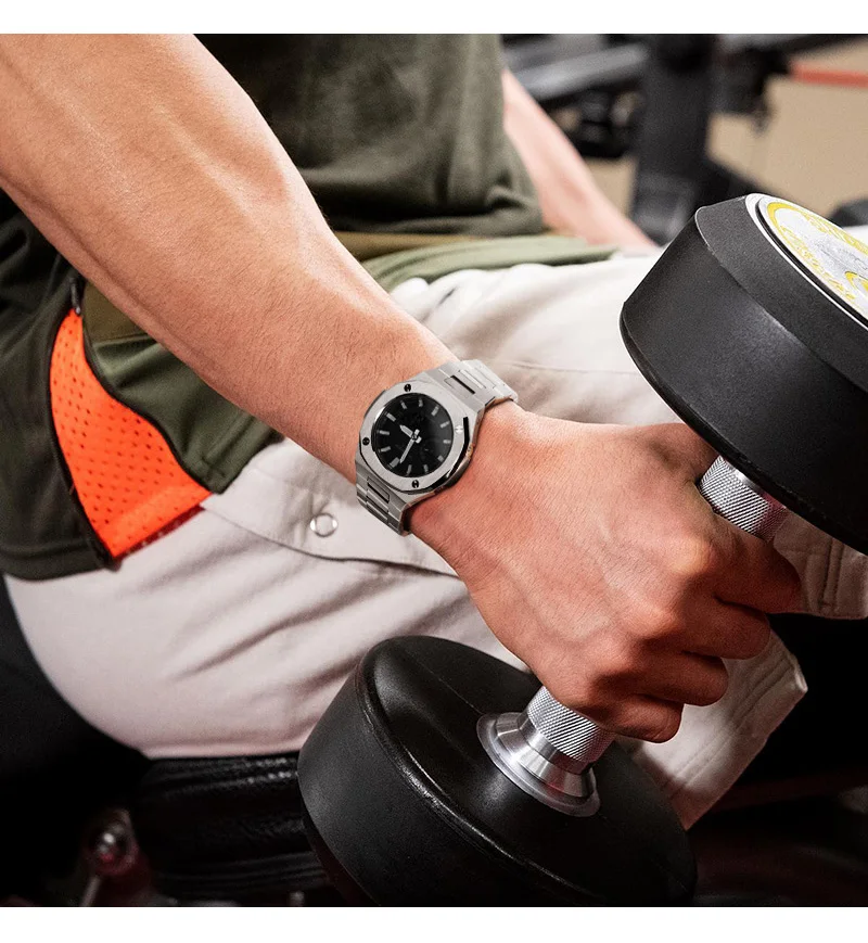 MOD Kit G Shock GA2100 stainless steel watch band strap and case bezel For Casioak G Shock GA2100