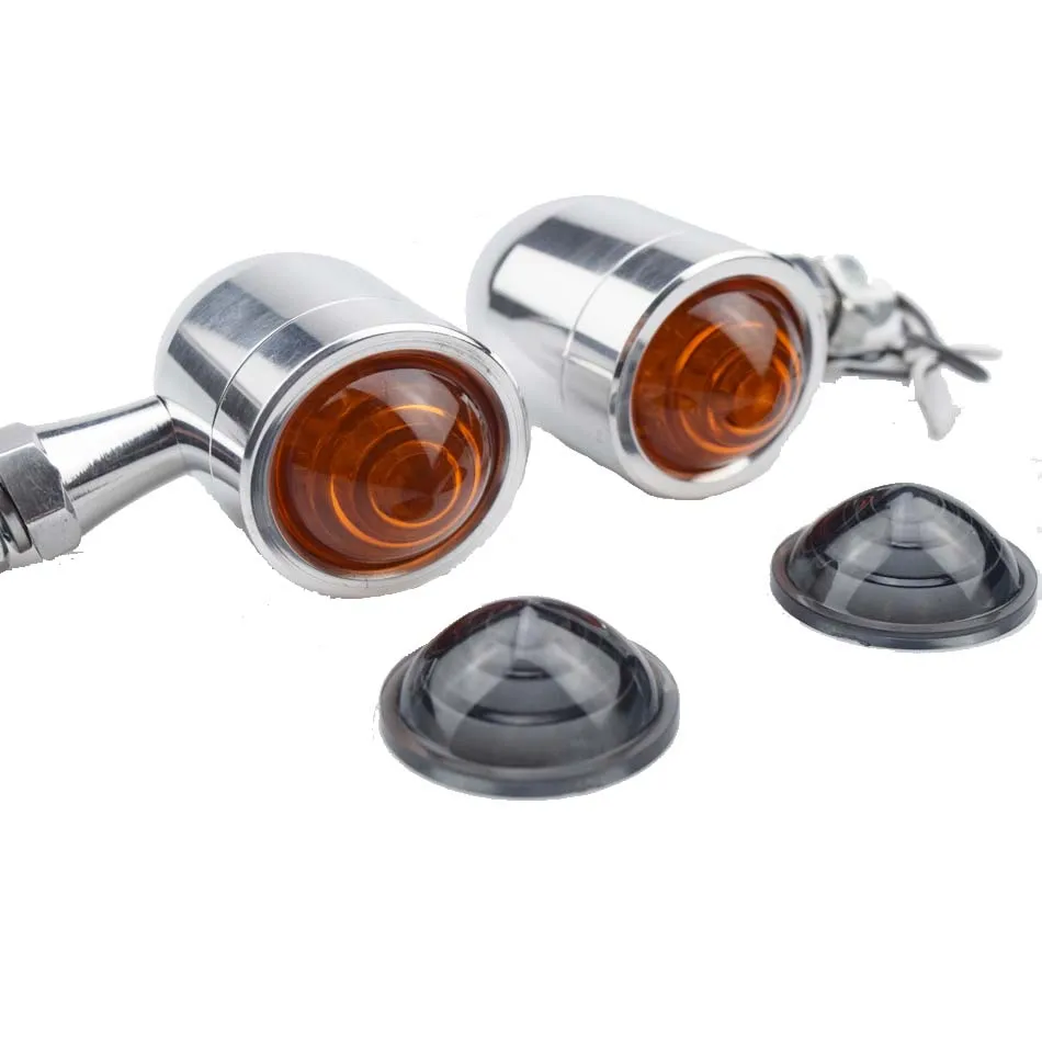 Motorcycle Cafe Racer Blinker Metal LED Turn Blinker