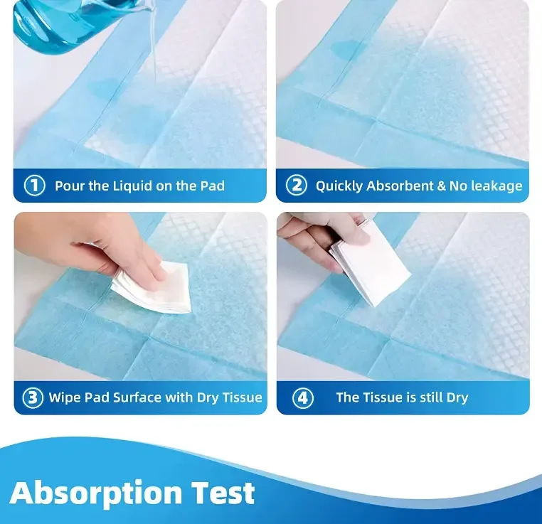 Elintree Premium Super Absorbency Cheap Adult Mens Waterproof Disposable Incontinence  Bed Sheet Underpads