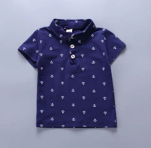 Детская одежда 2020, рубашка-поло для мальчиков, Лидер продаж на Amazon, комплект детской одежды в Корейском стиле с коротким рукавом