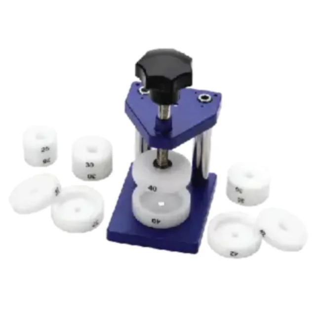 Micro-stella Watch Press With 12 Delrin Dies