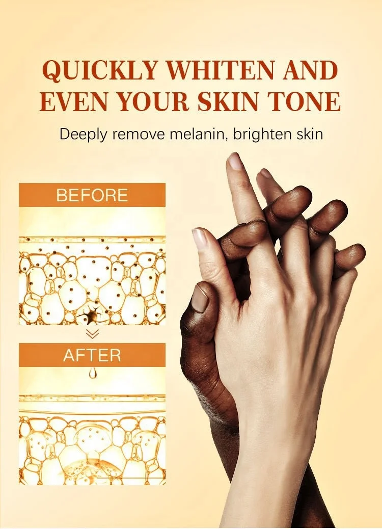 Free Sample Oem Odm Turmeric Serum Brighten Whitening Vitamin C Turmeric Face Serum Wholesale