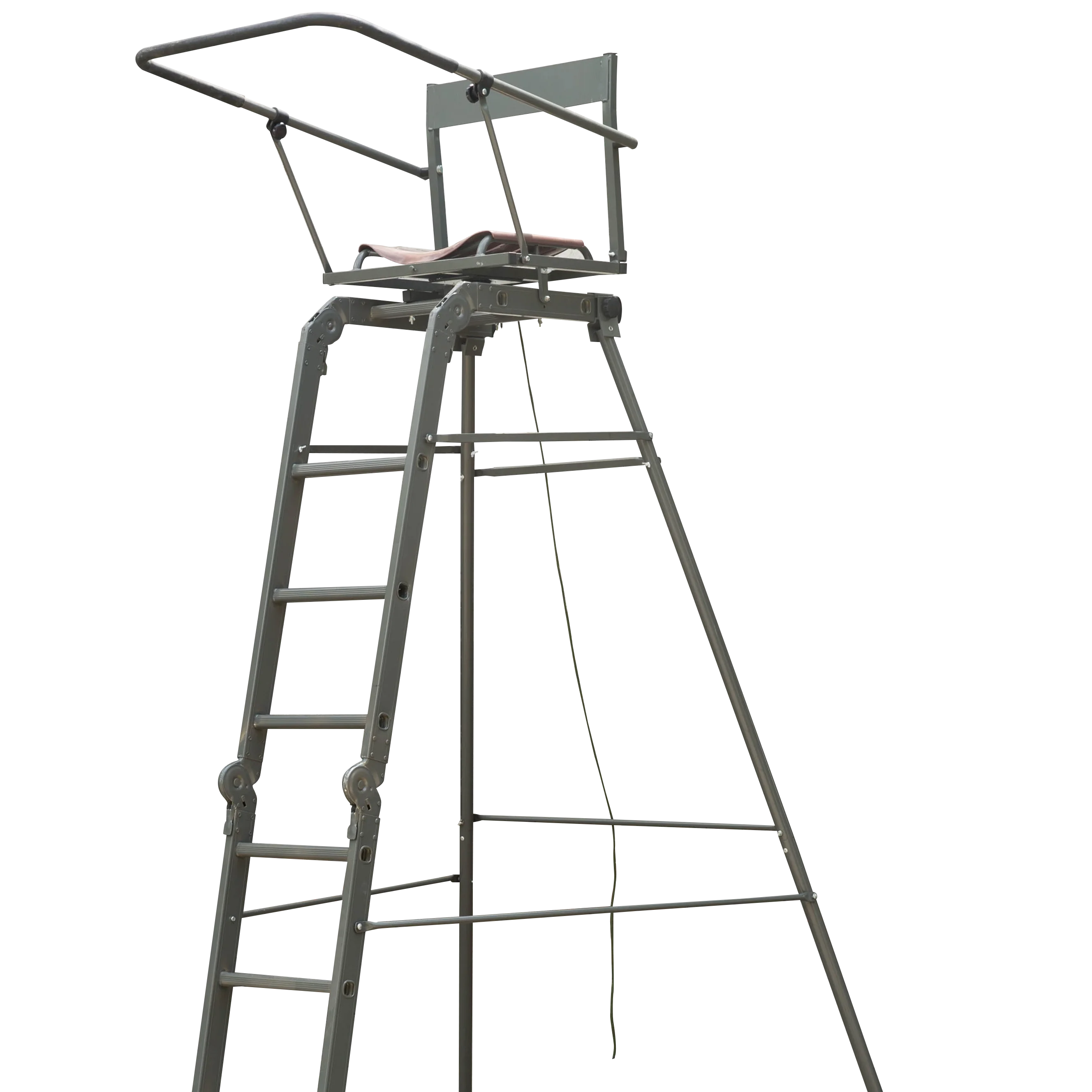 Factory Hot Selling Aluminum hunting tree ladder stand with legs HTS-05X7 ladder