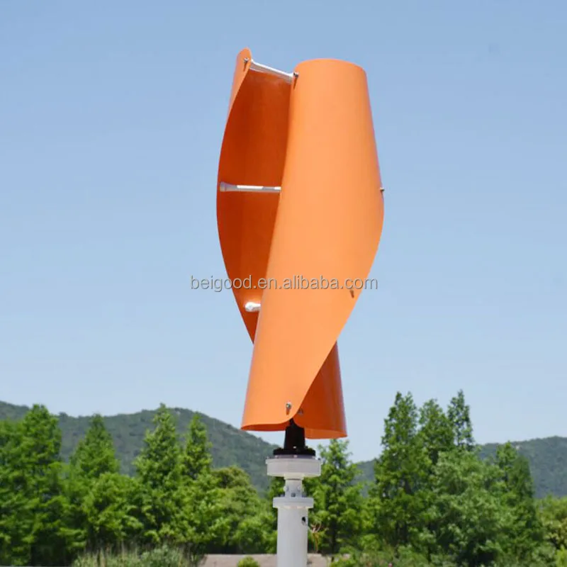 Hot Sale 800w 1200w China Wind Generators Wind Power Generation System Vertical Axis Wind Generator