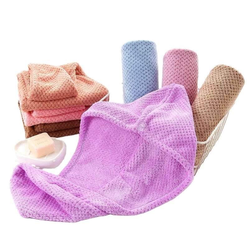 Китайский завод оптовая продажа на складе Заказные красочные быстросохнущие микрофибры волос Towl