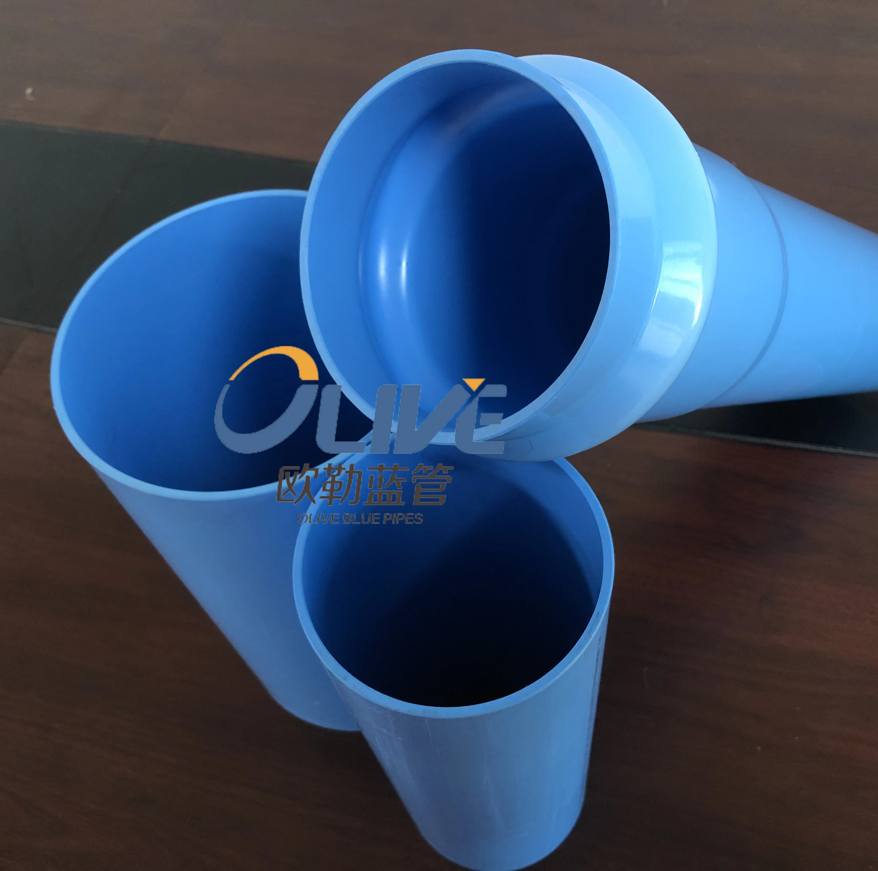 High Quality Tubos De Agua Full Form 110mm-630mm Blue Color Rubber Ring PVC O PVC-O Pipe
