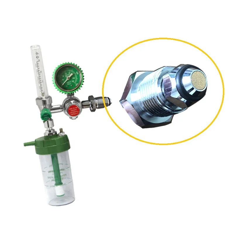 price oxygen flowmeter portable medical oxygen cylinder flow meter pressure regulator with tabung oksigen