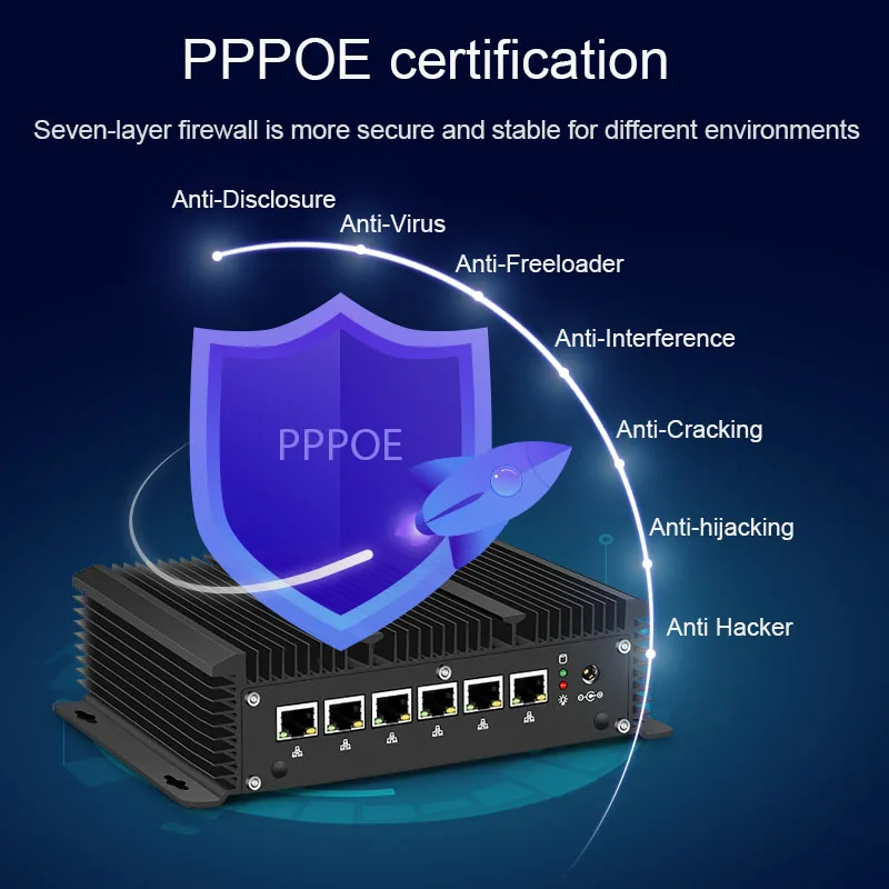 HLY Pfsense аппаратные средства i3 i5 i7 7100U Mikrotik брандмауэр де Marcas vpn-сервер сетевой прибор безопасности маршрутизатор Настольный Мини