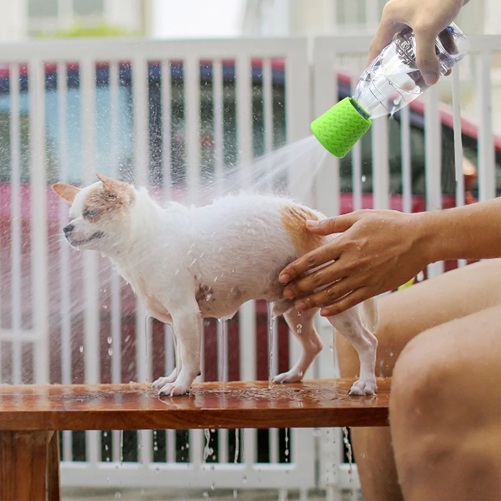 Free Sample Silicone Soft Pet Cleaning Products Accessories Water Sprinkler Head Dogs Cats Pet Bathing Shower Nozzle
