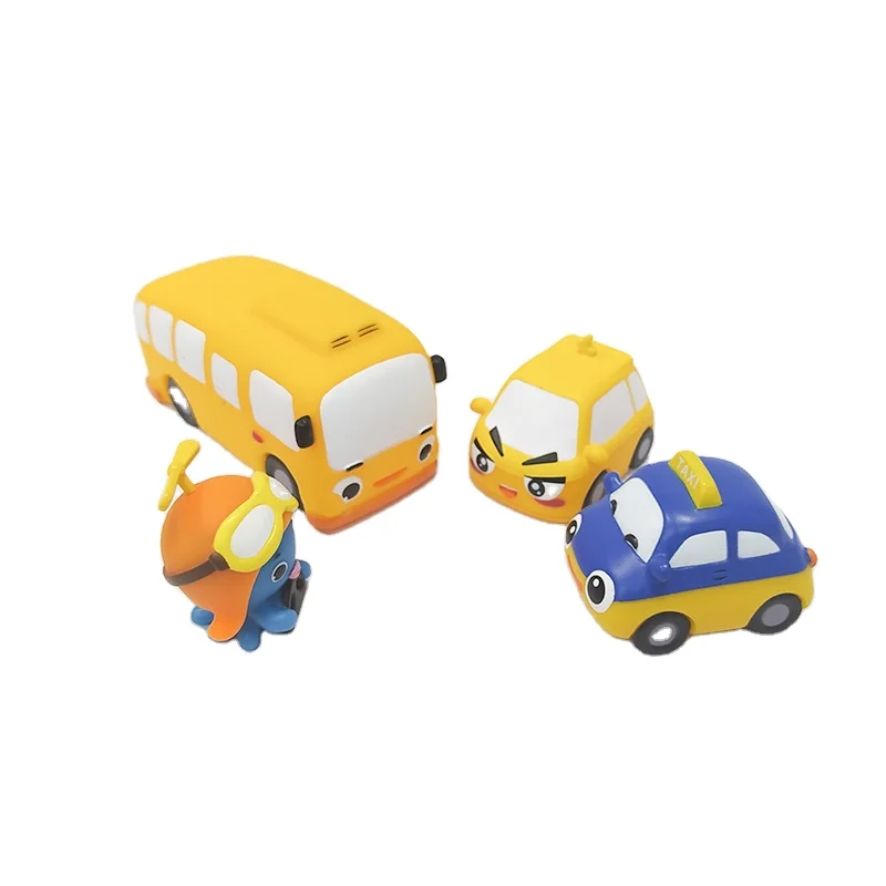 OEM Custom Plastic PVC Cute TAXI Car Toy Model Car Mini Car Toy