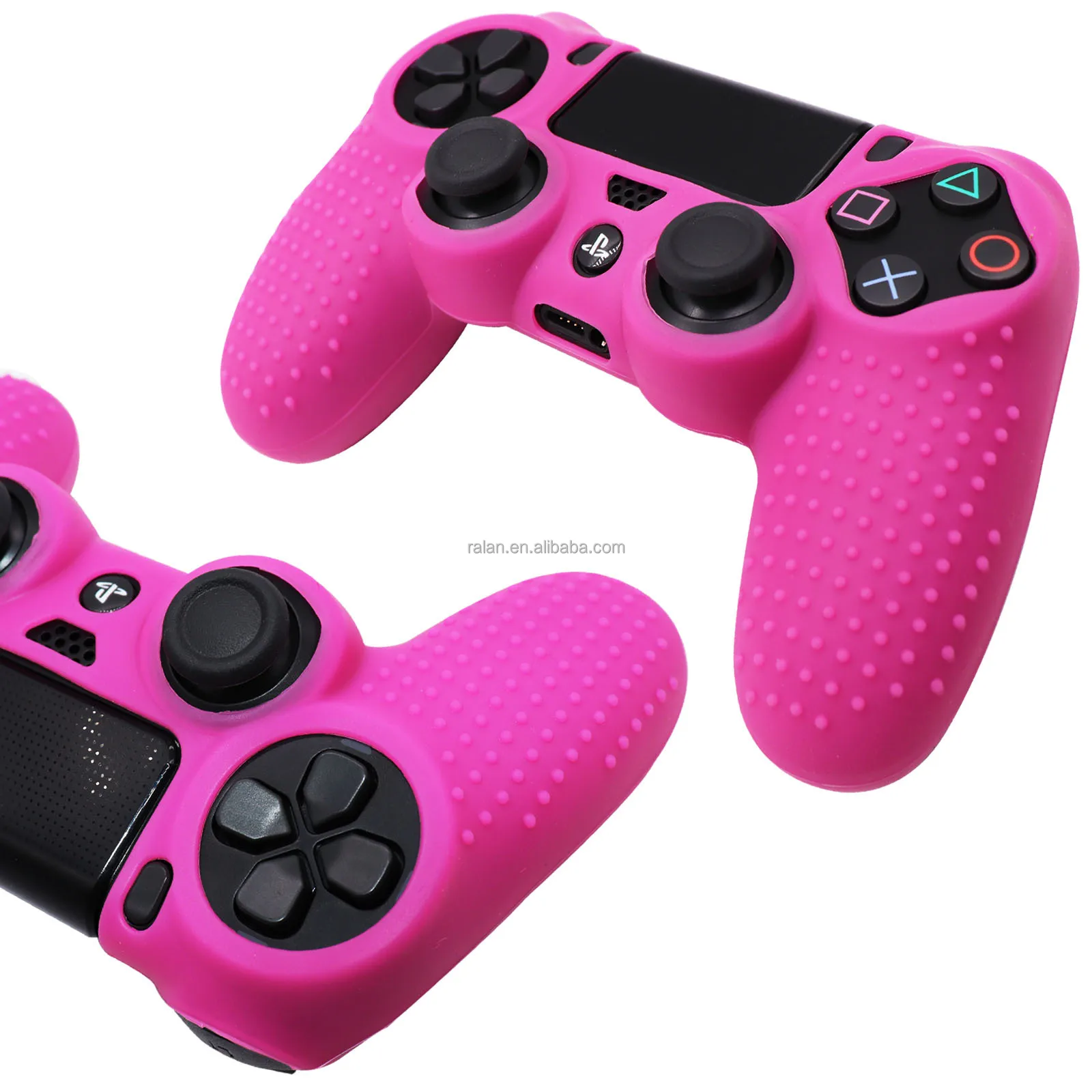 RALAN Low $1 dust ps4 cover anti-slip dots Silicone Case for Playstation 4 cover