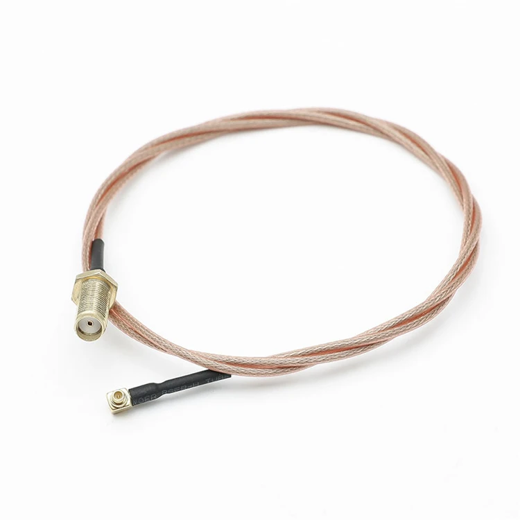 RG178 RG316 SMA Female to MCX Male Right Angle adapter pigtail cable