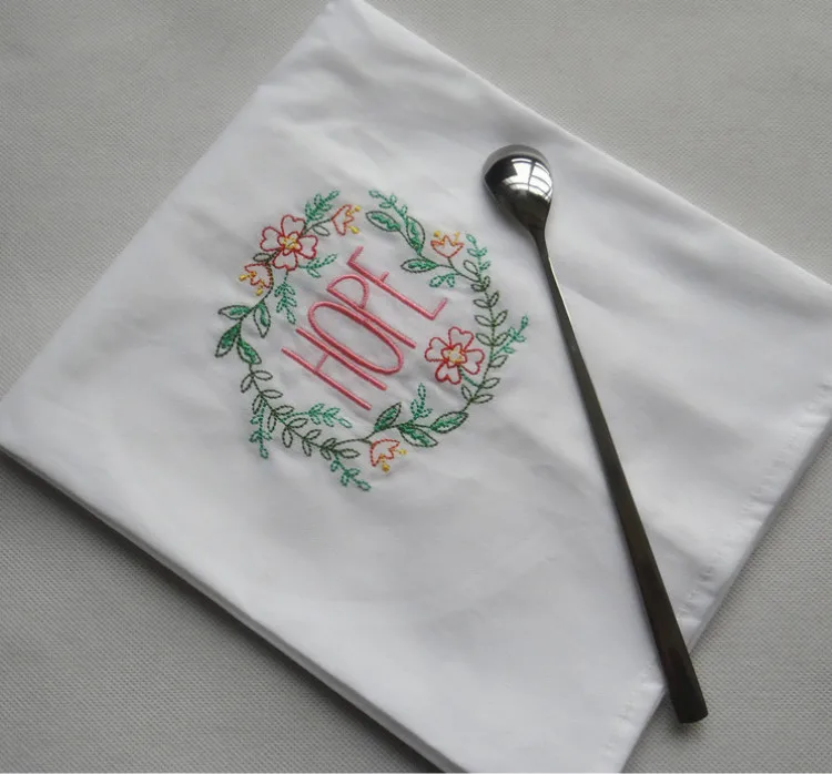 small quantity welcome white table  napkin cloth 100% cotton tea towel