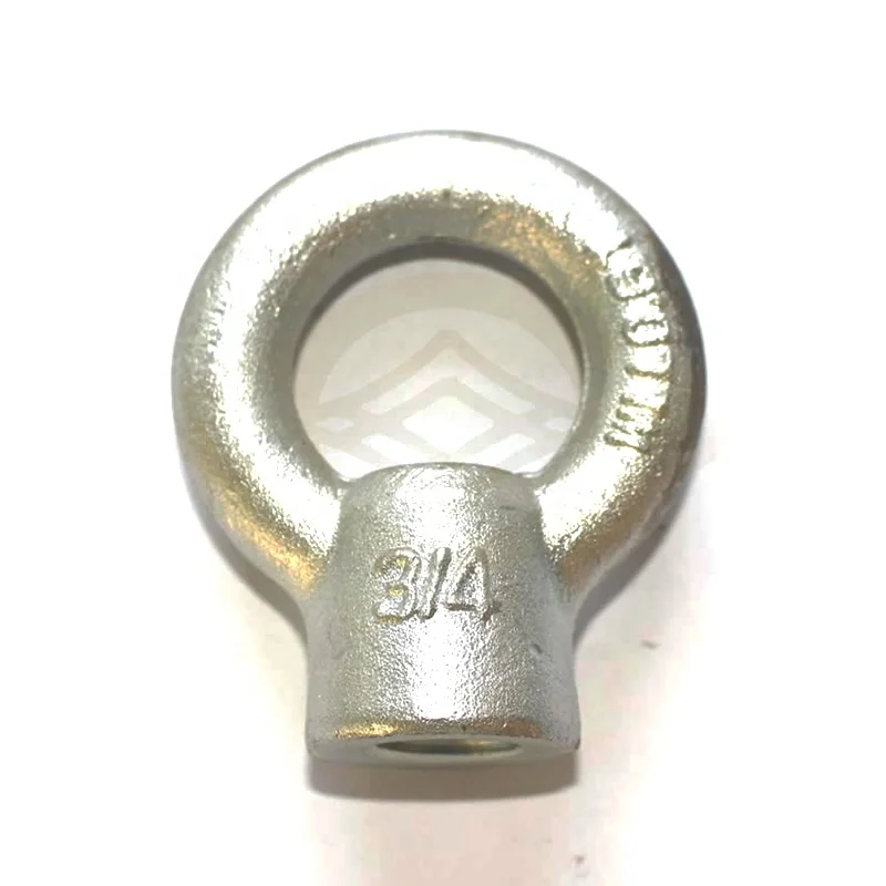 Болт с резьбой и гайка DIN580, подъемные Стальные Винтовые поворотные болты с резьбой, 304/316 анкерный болт