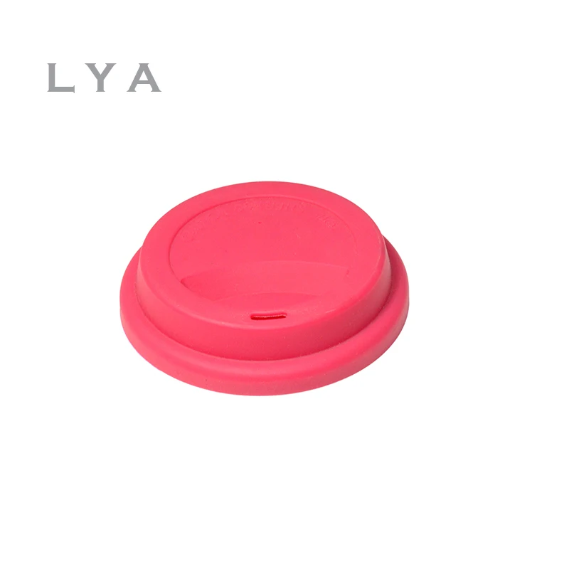 
Custom Logo Silicone Coffee Cup Lid Leak Proof Cup Cover for Coffee Tea Travel Mug 