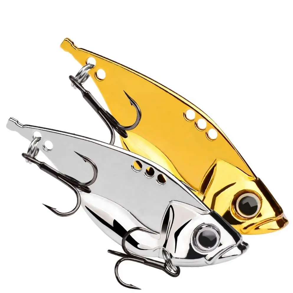 Metal Blade Baits for Bass Fishing Lures Hard Metal VIB Spoons Crankbaits Swimbait for Trout Walleye Crappie Saltwater
