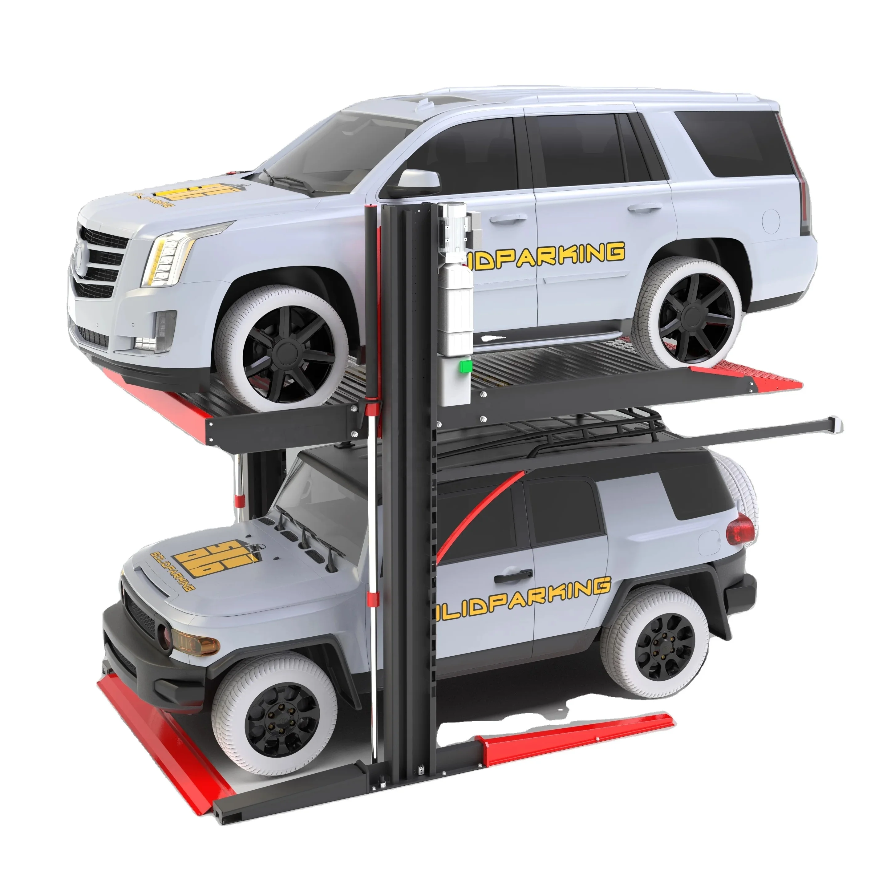 High lifting capacity 3200kg lifting capacity 2 post cars lift  vertical parking system for suv truck