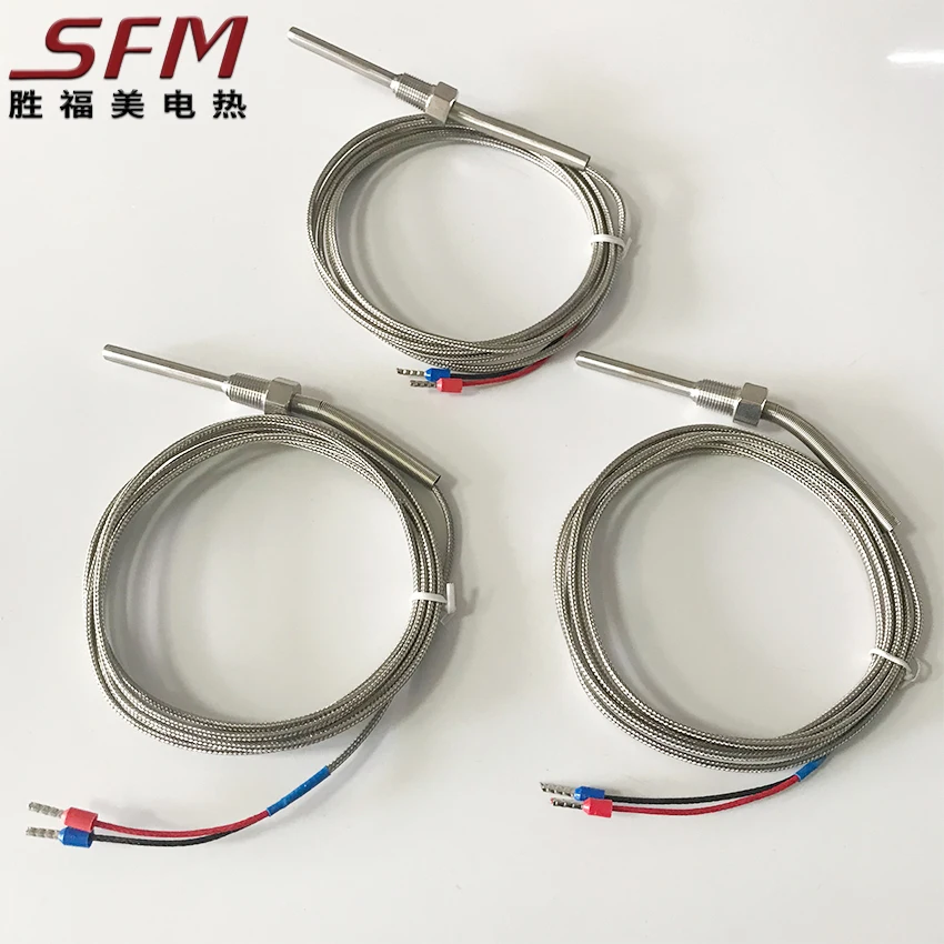 SFM M6* 1 k type screw thermocouple with fiberglass wire