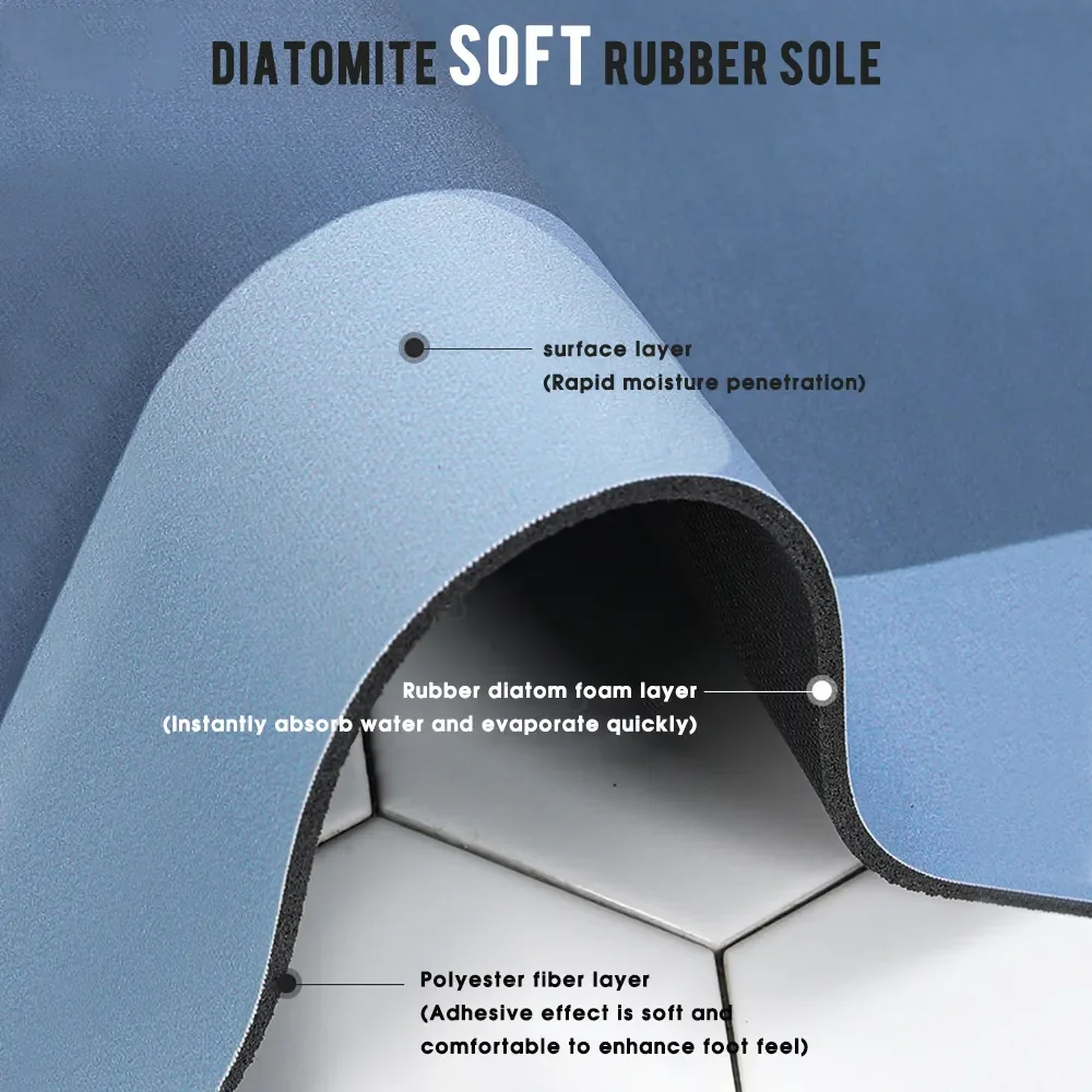 super absorbent floor mat bathroom absorbent diatom mud soft diatomite bath mat