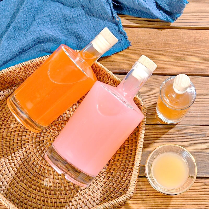 Free sample vodka glass wine bottle 750 ml whiskey empty liquor bottle 500ml 100ml 375ml champagne vodka Ice glass wine bottle
