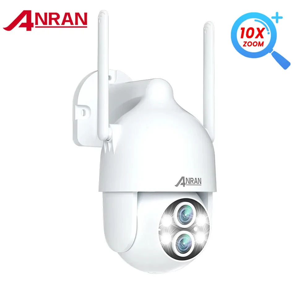 ANRAN outdoor 10X Optical Zoom surveillance cctv WIFI security camera system ptz IP Dual Lens network camera