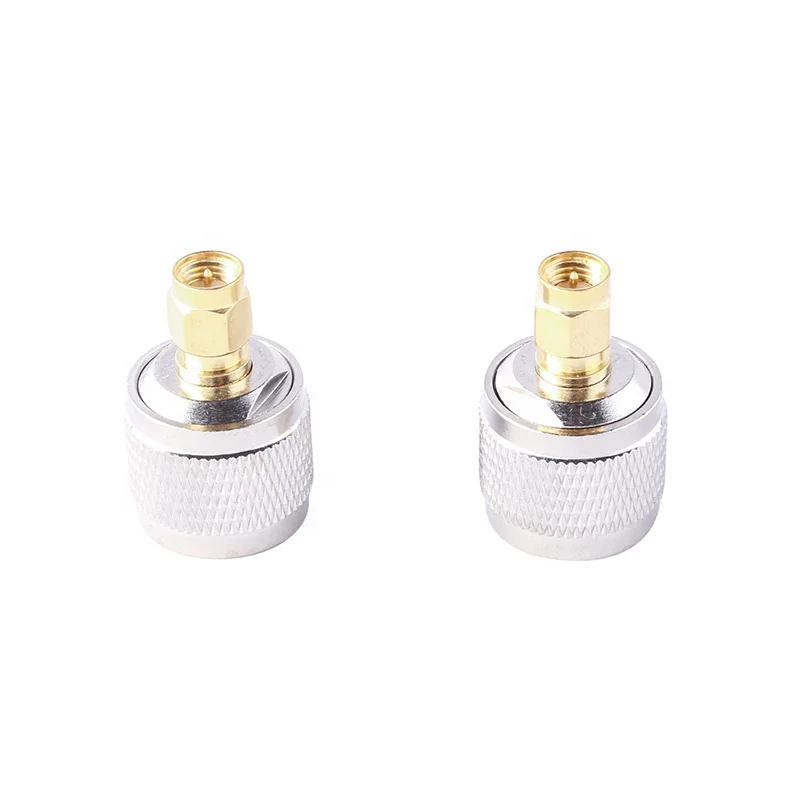 Customized N Male to SM A Male Straight Copper RF Coaxial Adapter Connector