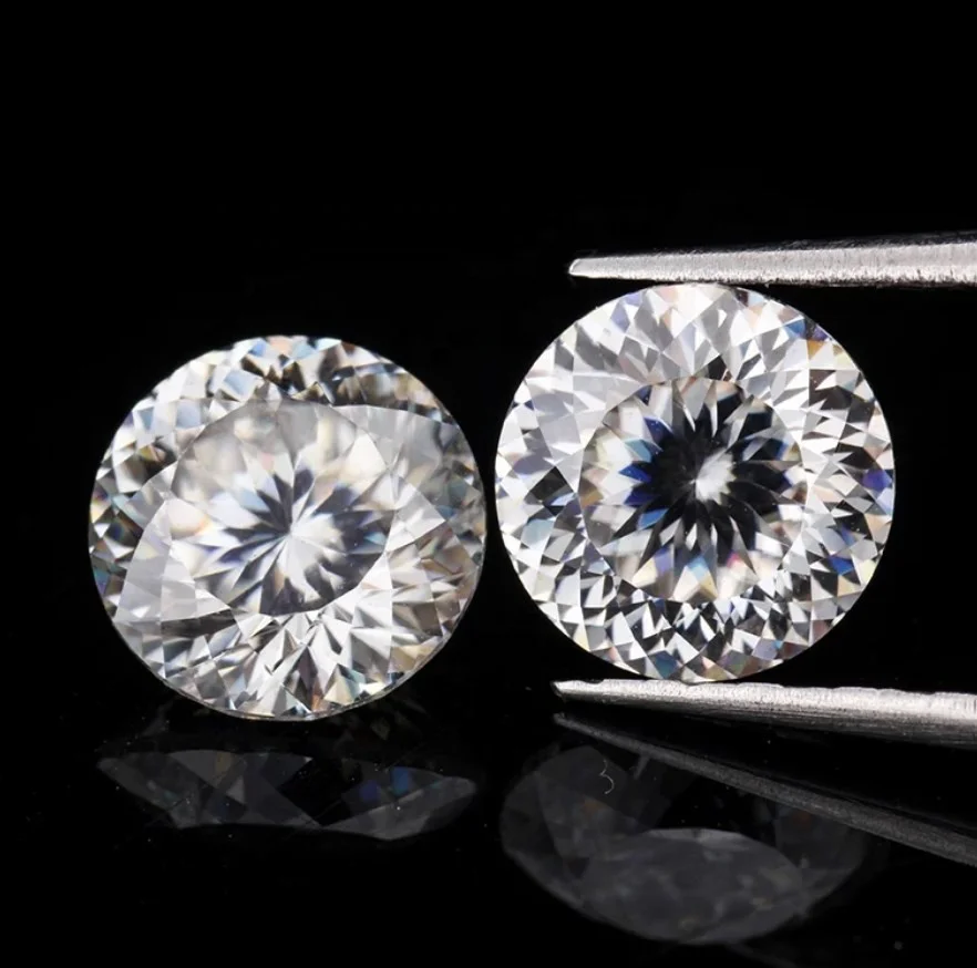 Custom Special Sirius Star cut  HPHT Lab Diamond 90 facets Round shape DEF Color VVS  IGI Certificate Loose Lab Grown Diamond