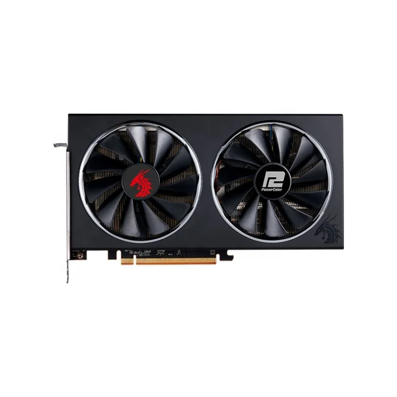  2021Original 100% Genuine PowerColor 5700XT 5600XT RX590 AMD Radeon RX VEGA 64 Red Devil 8GB HBM2 Graphics