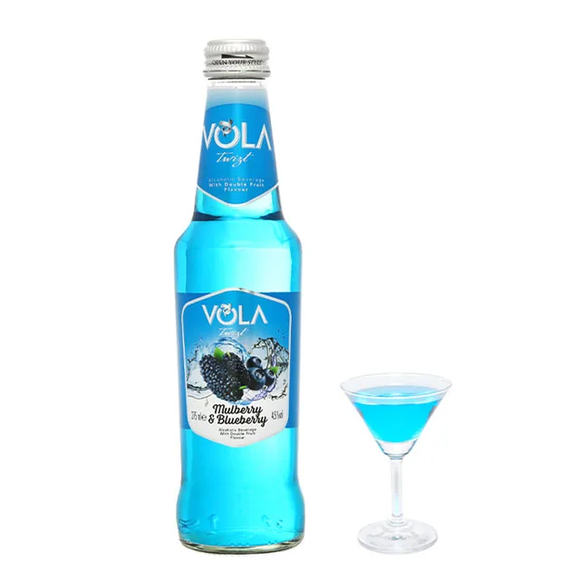 VOLA Twizt Alc.5% Mulberry & Blueberry Flavor 275 ml. Mixed Fruit Alcoholic Beverage Wholesale from Thailand