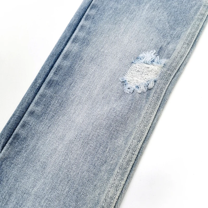Aufar 12 oz stretch denim fabric women cotton twill spandex pant fabric S21B970
