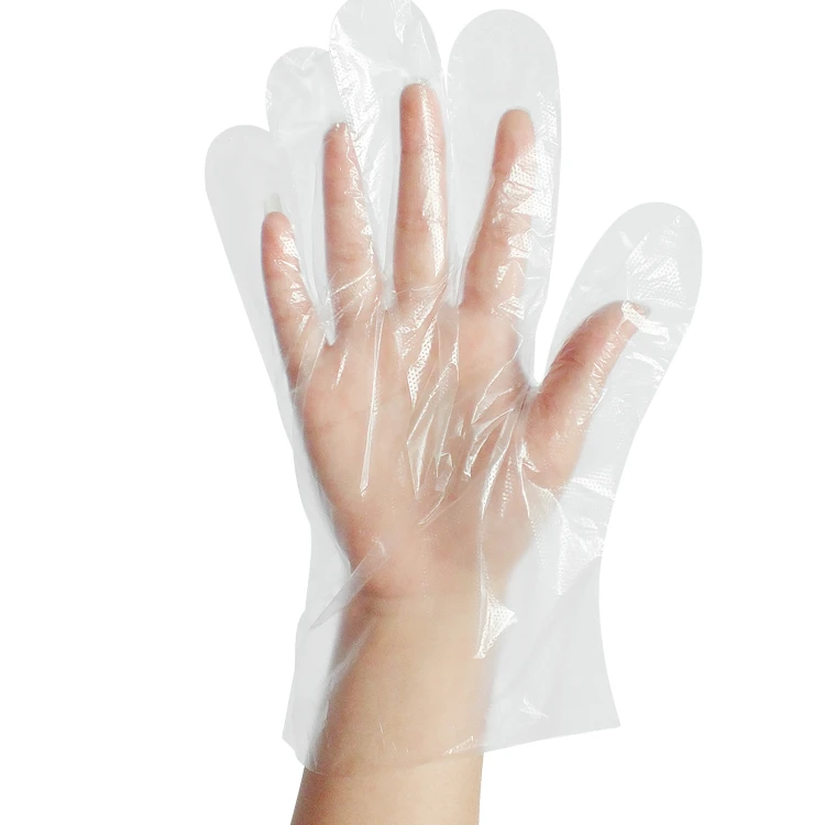 Прозрачные полиэтиленовые пленочные перчатки, перчатки для салона красоты, обеда на вынос, раков, еды