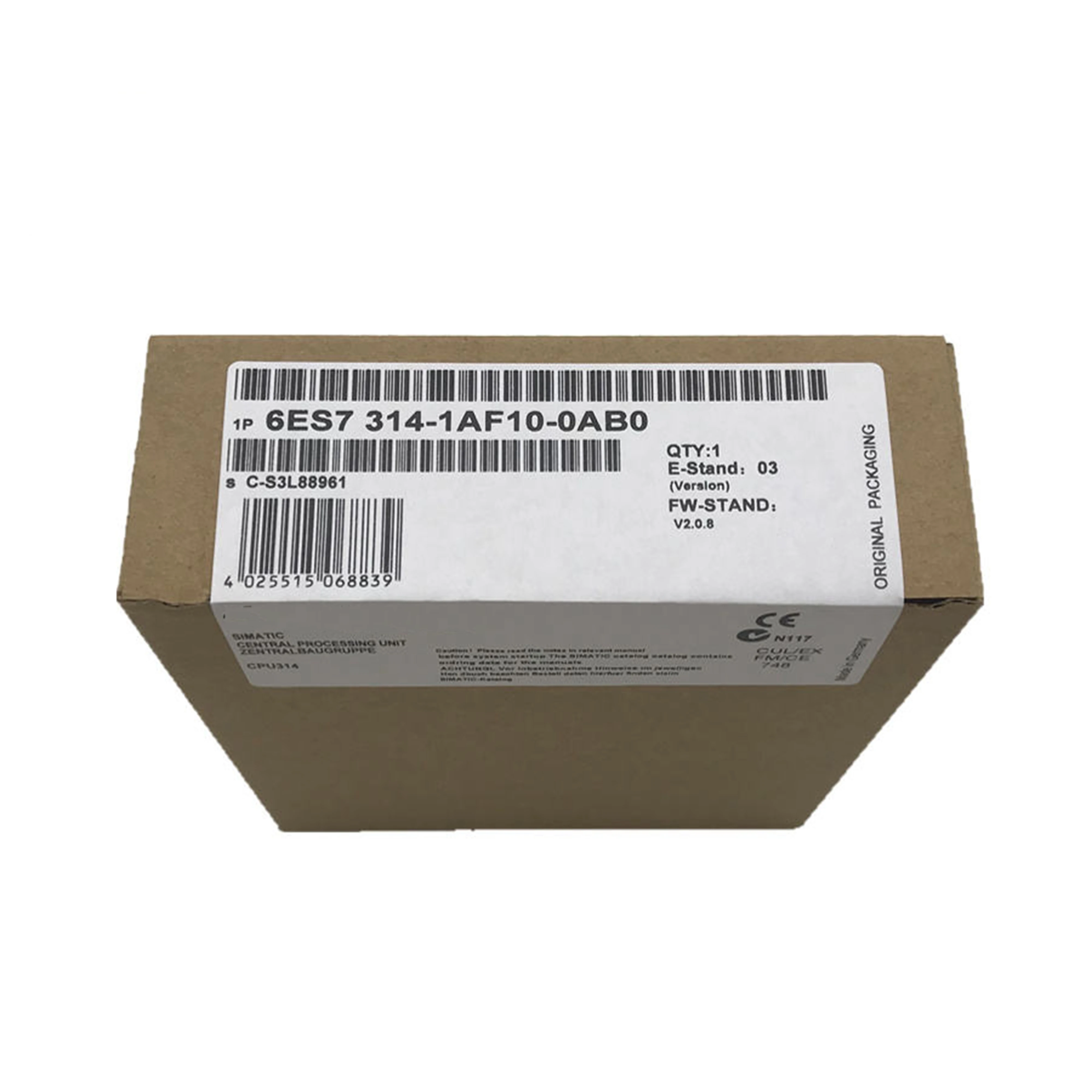 New Original 6ES7314-1AF10-0AB0 6es73141af100ab0 SIMATIC S7-400 Power Supply Stock In Warehouse