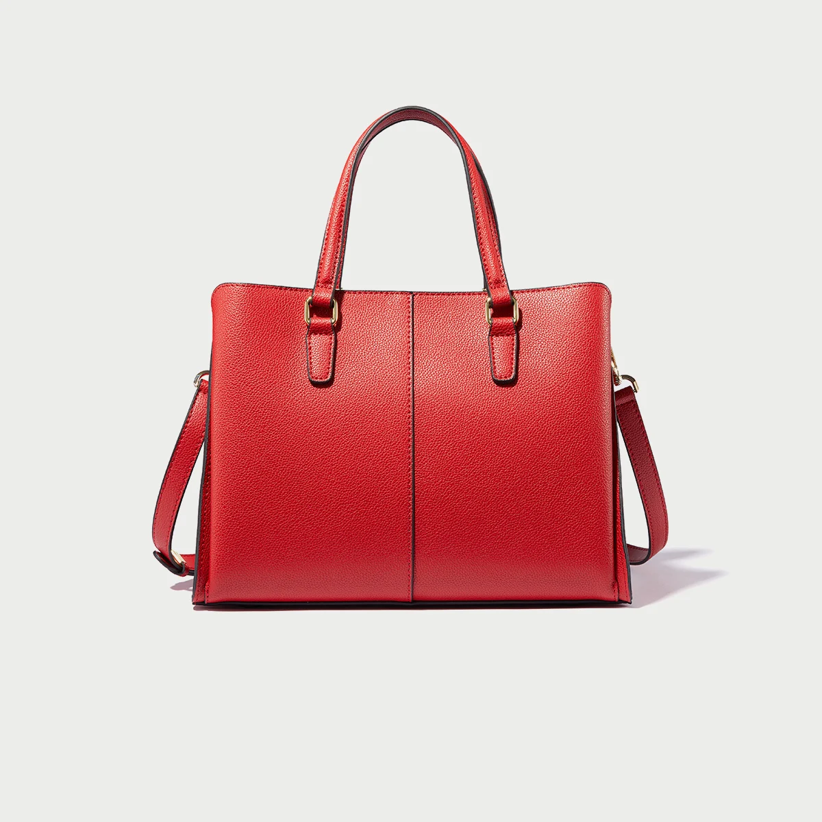 2022 High Capacity Hand Bags Private Label Bags Red Color Women Shoulder Handbags Ladies Genuine Leather Cross body Tote