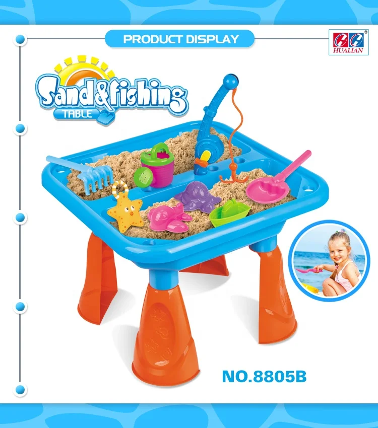 Летние игрушки открытый пляжный набор игрушек пластиковая игрушка песок и вода стол для детей