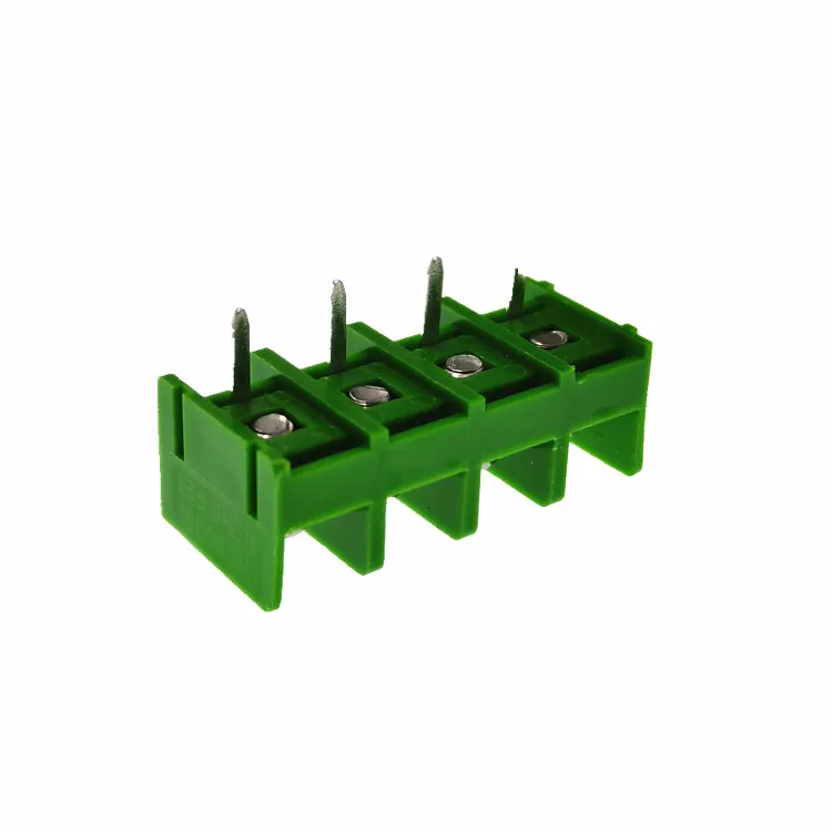 Pitch Pcb Terminal Block 2.54mm Green 4 Pin Insert-In Seat Plug-In Spring Pluggable Screw Terminal Block Connector