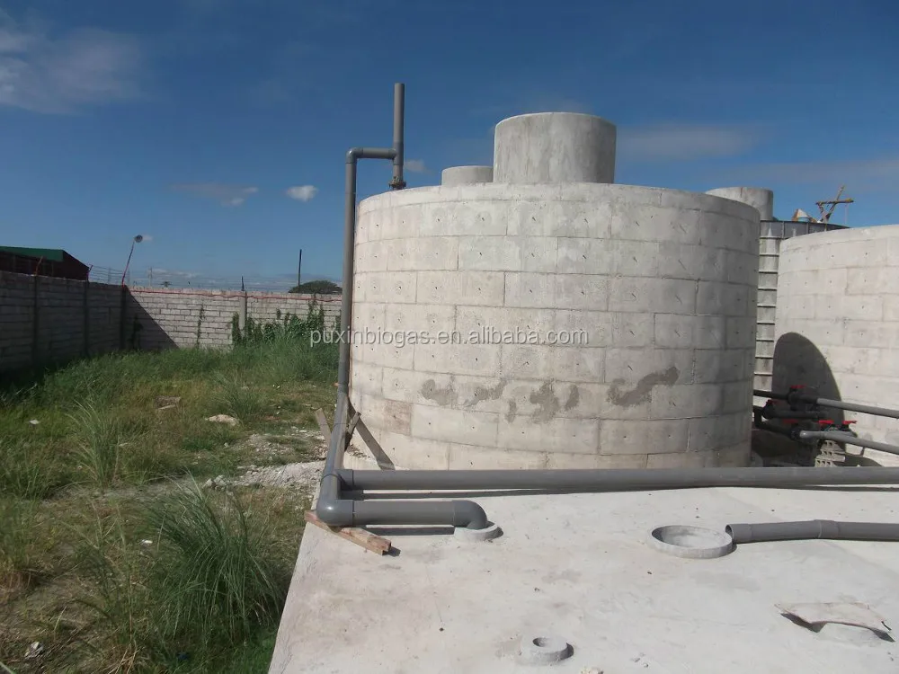 high performance home biogas plant 10m3 concrete mould bio digester tank for sale