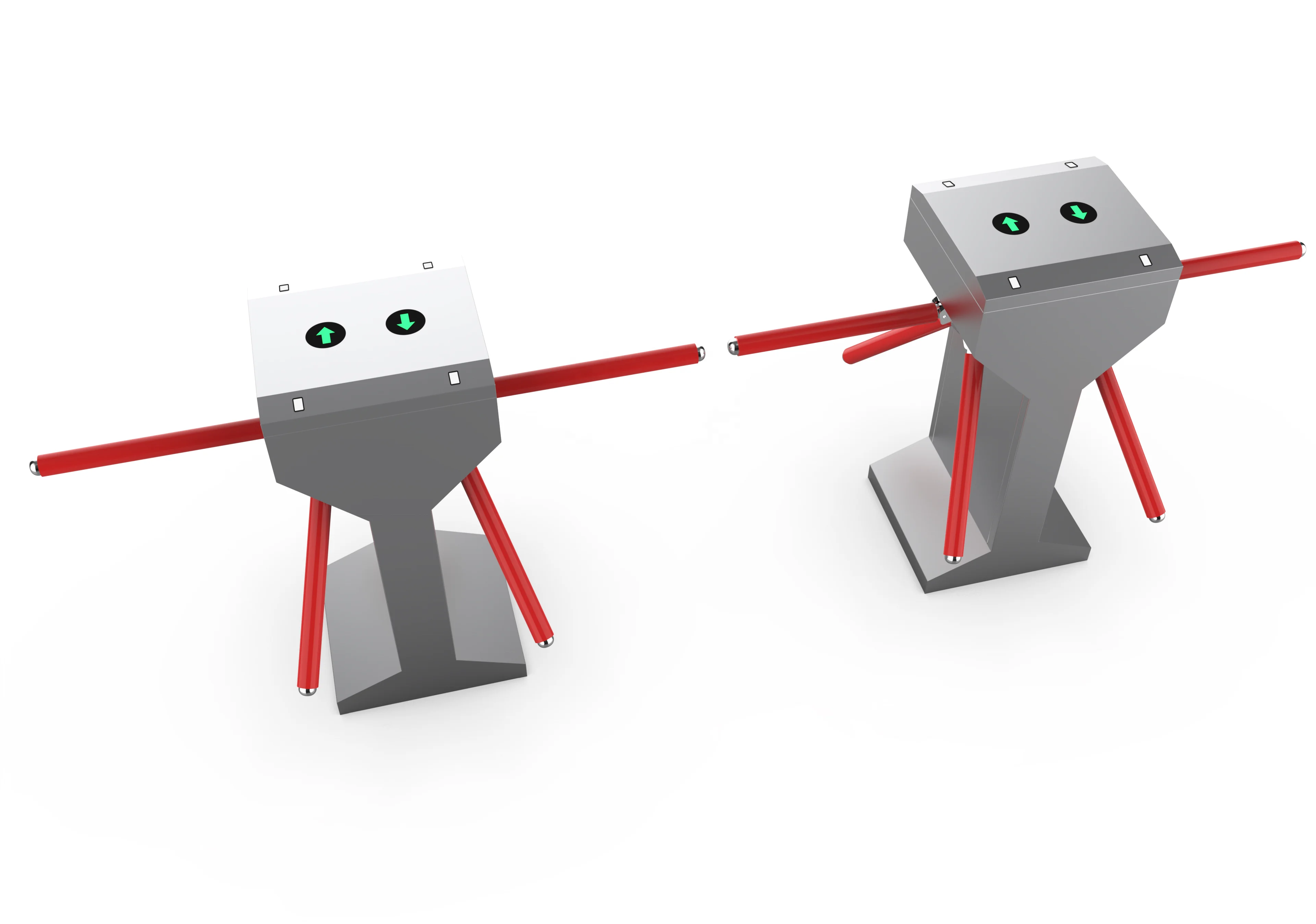 Dual Mechanism Entrance Security Turnstile Waterproof Tripod Turnstile Gate Automatic Tripod Turnstile Gate