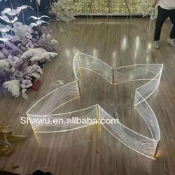 98 Large roof flower shape wedding lights stage ceiling lighting acrylic led light