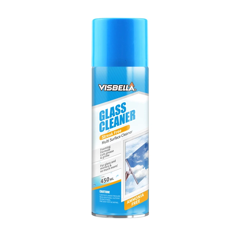 Visbella Household Multi Surface Foaming Clean  Streak Free Ammonia Free Glass Cleaner Spray