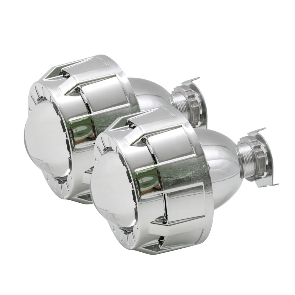 
TAOCHIS 1.8 inch headlight kit Mini WST Car motorcycle H1 H4 H7 Universal bi-xenon projector lens with shroud for auto retrofit 