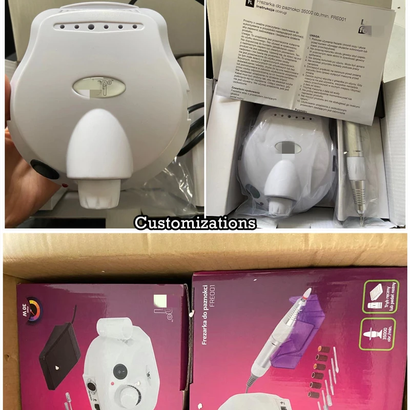 Электрическая машинка для маникюра и педикюра, 35000 об./мин., 202