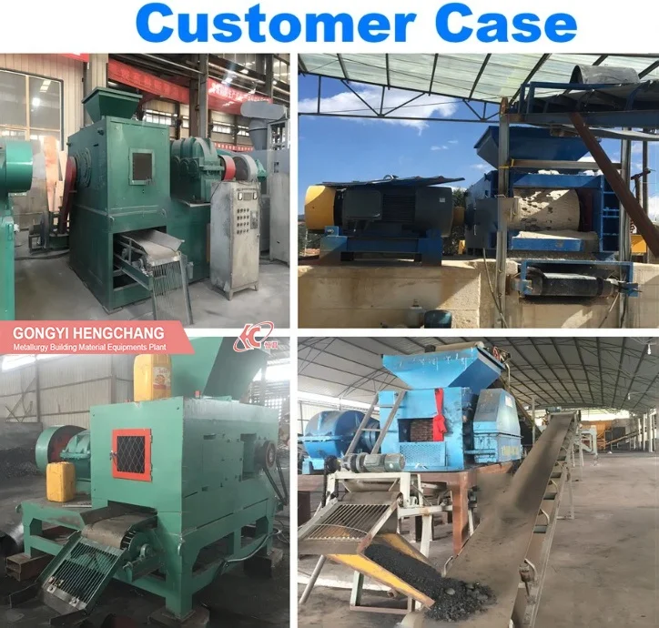 high capacity ball pressing equipment pulverized coal charcoal dust power briquette press making machine